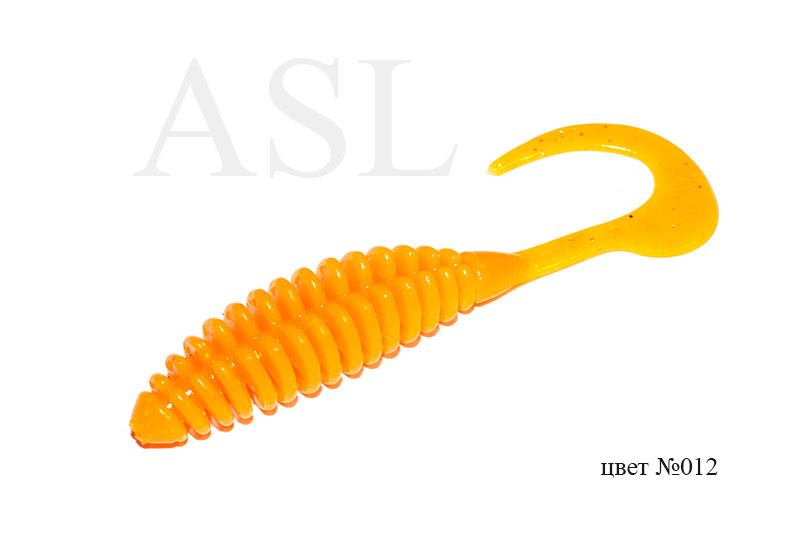 Съедобный силикон ASL «Турбо твистер» цв.012 L- 5см (2″) уп.10шт