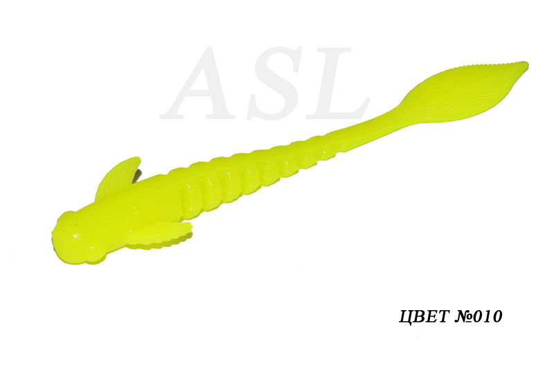Съедобный силикон ASL «Вьюн» цв.010 L- 7.5см (3″) уп.7шт