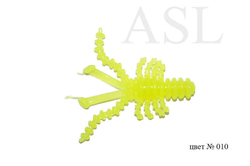 Съедобный силикон ASL «Мося» цв.010 L- 3см (1.2″) уп.10шт