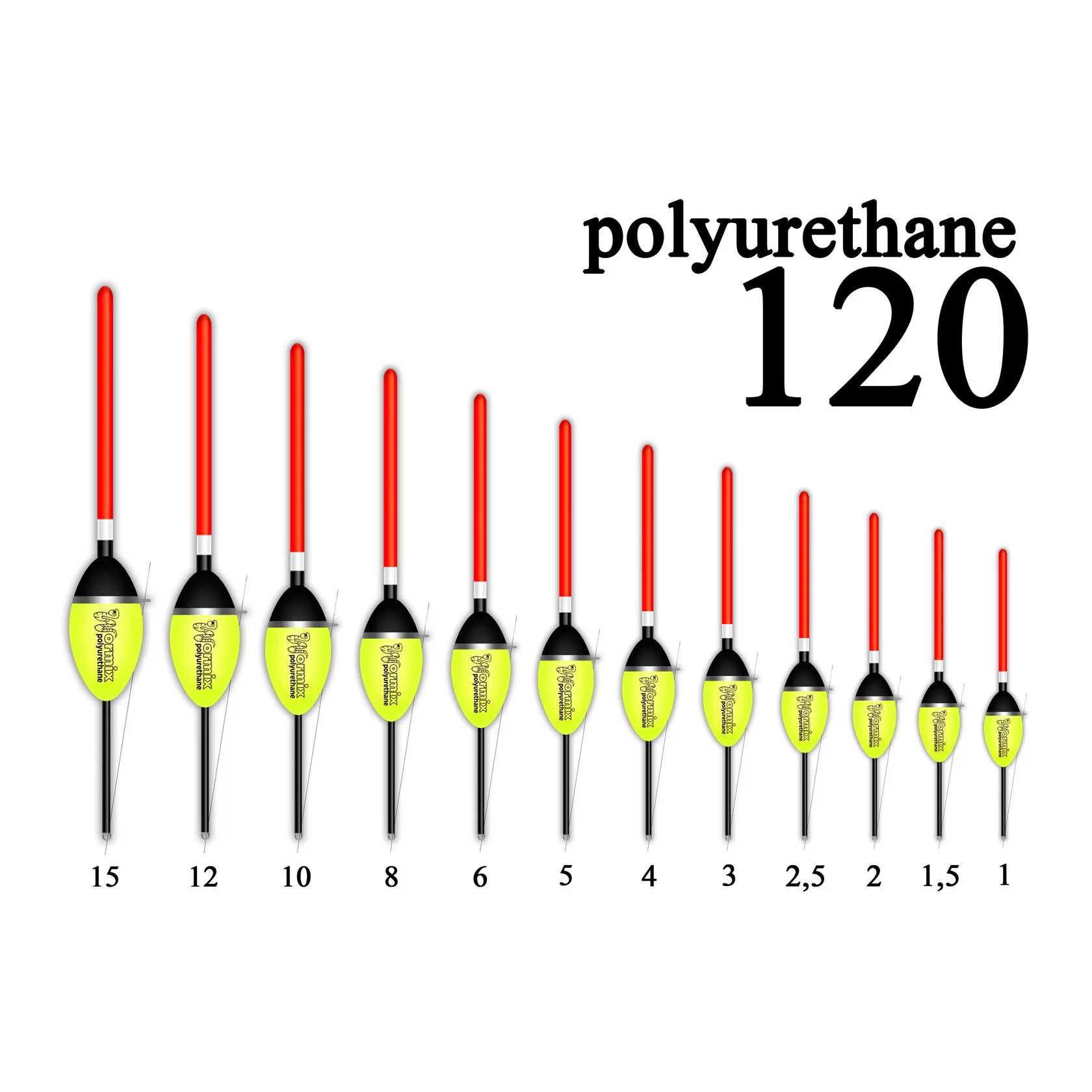  Поплавок Полиуретан "Wormix" №120  5гр уп.10шт