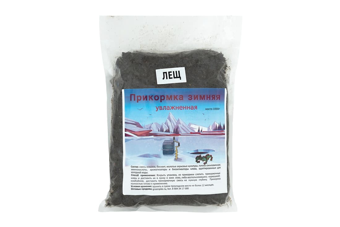 Прикормка зимняя "АгроРост" Увлажненная на мелассе, Мотыль красная 1000гр