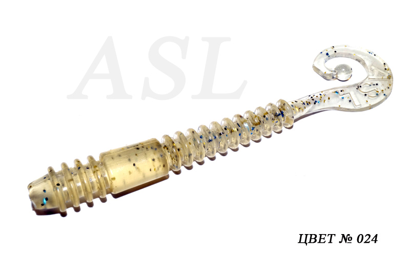 Съедобный силикон ASL «Джим» цв.024 L- 7.5см (3″) уп.7шт