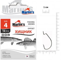 Крючок "Marlin's" OFFSET 7316 BN № 4 уп.10шт