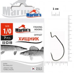 Крючок "Marlin's" OFFSET 7316 BN №1/0 уп.7шт