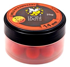 Бойлы Pop-Up Lion Baits 14 мм "ЗЕМЛЯНИКА" 25 г