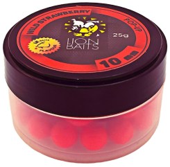 Бойлы Pop-Up Lion Baits "ЗЕМЛЯНИКА" 10мм 25 г