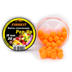 Бойлы "FISHKIT" POP-UP 10mm ТУТТИ-ФРУТТИ