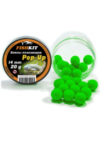 Бойлы "FISHKIT" POP-UP 14mm ТРАВА-АМУР