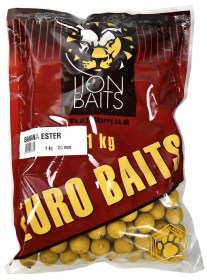 Бойлы Тонущие Lion Baits Евро 20мм "БАНАНОВЫЙ ЭФИР" 1кг