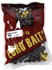 Бойлы Тонущие Lion Baits Евро 20мм "КРАБ-РАКУШКА" 1кг