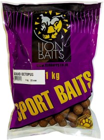 Бойлы Тонущие Lion Baits Спорт 20мм "КАЛЬМАР-ОСЬМИНОГ" 1кг