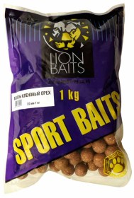 Бойлы Тонущие Lion Baits Спорт 20мм "КЛЕНОВЫЙ ОРЕХ" 1кг