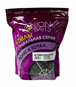 Бойлы Тонущие Ловят и Точка Lion Baits КАРБОН 20мм "КАЛЬМАР-ОСЬМИНОГ+КЛЮКВА" 900г