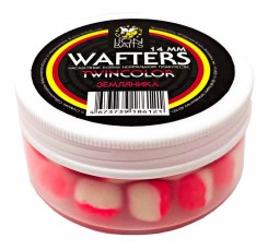 Бойлы Wafters двухцветные Lion Baits 12мм "ЗЕМЛЯНИКА"