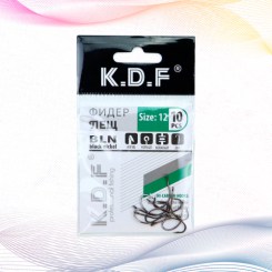Крючки KDF Фидер Лещ №12