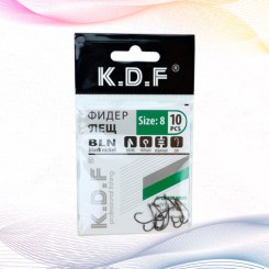 Крючки KDF Фидер Лещ №8