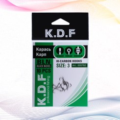 Крючки KDF Карась Карп №3