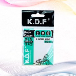 Крючки KDF Карп Сазан 005805 №4