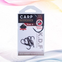 Крючки тефлоновые KDF Carp Premium №6
