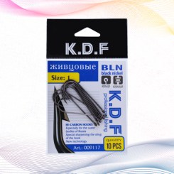 Крючки живцовые KDF №1/0