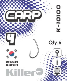 Крючок Killer CARP №2 арт.10100