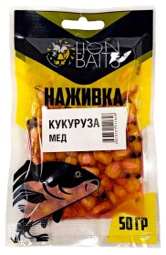 Кукуруза Lion Baits Наживка натуральная "МЕД" 50г