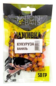 Кукуруза Lion Baits Наживка натуральная "ВАНИЛЬ" 50г