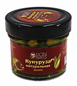Кукуруза Lion Baits В СТЕКЛЕ "АНИС" 110мл