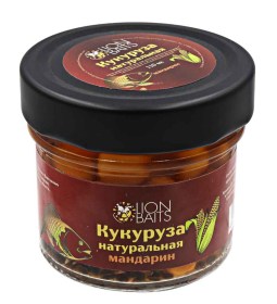 Кукуруза Lion Baits В СТЕКЛЕ "МАНДАРИН" 110мл (12)