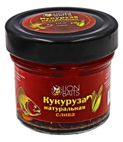 Кукуруза Lion Baits В СТЕКЛЕ "СЛИВА" 110мл (12)