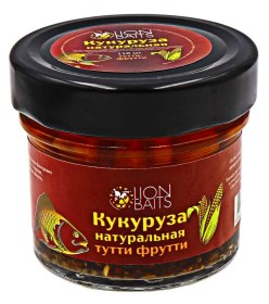 Кукуруза Lion Baits В СТЕКЛЕ "ТУТТИ-ФРУТТИ" 110мл (12)