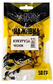 Кукуруза насадочная Lion Baits Наживка натуральная "ЧЕСНОК" 50г