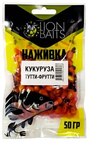 Кукуруза насадочная Lion Baits Наживка натуральная "ТУТТИ-ФРУТТИ" 50г