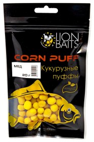 Кукурузные пуффы Lion Baits "МЕД" 20г