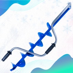Ледобур Двуручный Expert Pro d-150 мм (Синий)