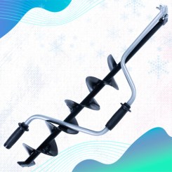 Ледобур Двуручный Standart d-150 мм  (Чёрный)