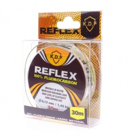 Леска 100% флюорокарбон KDF Reflex 0,12мм 30м