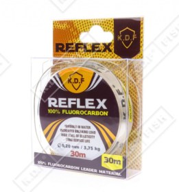 Леска 100% флюорокарбон KDF Reflex 0,12мм 30м