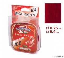 Леска "W-Red ICE" 30м / 0,25мм