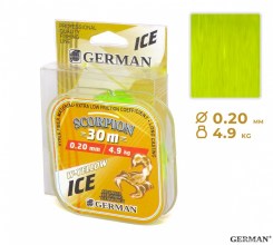 Леска "W-Yellow ICE" 30м / 0,20мм