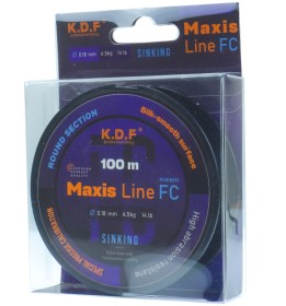 Леска с покрытием флюорокарбона KDF Maxis Line FC 0,16мм 100м