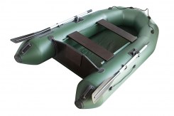Лодка Муссон 2600 (Без-привала. Без-слани) цв.Зеленый