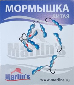 Мормышка литая "Marlin's" Мураш №2 0.45гр кр.Crown арт:7001-205 уп.10шт