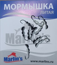 Мормышка литая "Marlin's" Мураш №2 0.45гр кр.Crown арт:7001-210 уп.10шт