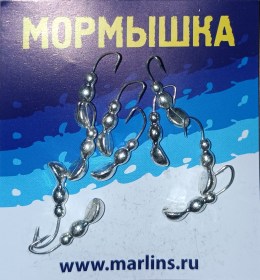 Мормышка литая "Marlin's" Мураш №3 0.79гр кр.Crown арт:7001-302 уп.10шт