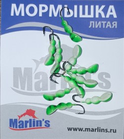 Мормышка литая "Marlin's" Мураш №3 0.79гр кр.Crown арт:7001-306 уп.10шт