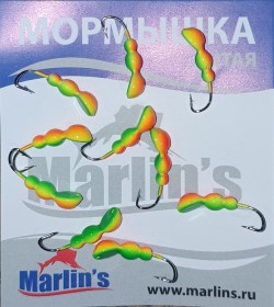 Мормышка литая "Marlin's" Мураш №3 0.79гр кр.Crown арт:7001-307 уп.10шт