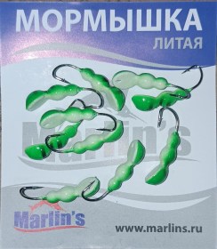 Мормышка литая "Marlin's" Мураш №4 1.26гр кр.Crown арт:7001-406 уп.10шт