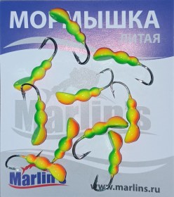 Мормышка литая "Marlin's" Мураш №4 1.26гр кр.Crown арт:7001-407 уп.10шт