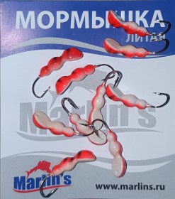 Мормышка литая "Marlin's" Мураш №4 1.26гр кр.Crown арт:7001-408 уп.10шт